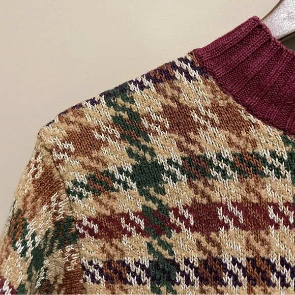 Vintage 90s  Marisa Christina Houndstooth Sweater Women’s Small Fits like XS - Picture 3 of 9